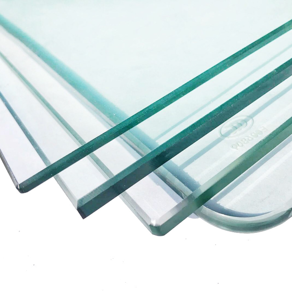 Construction project ultra-white tempered glass