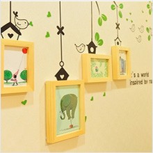 Solid Wood Photo Wall